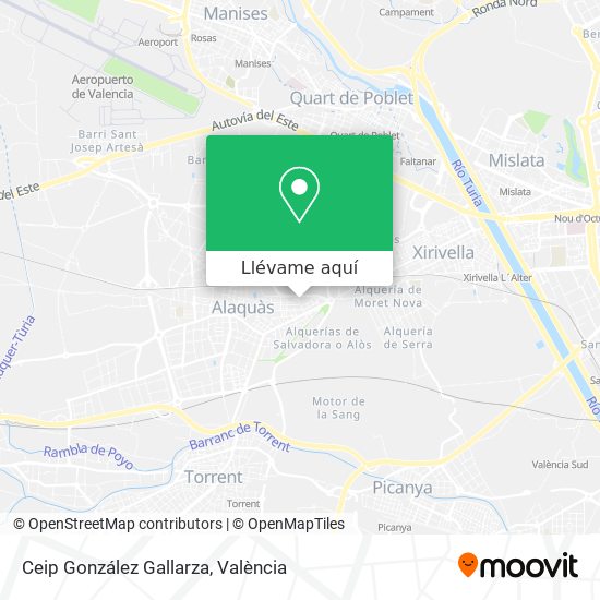 Mapa Ceip González Gallarza