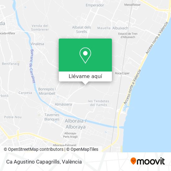 Mapa Ca Agustino Capagrills
