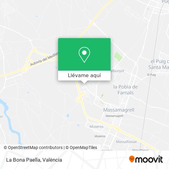 Mapa La Bona Paella