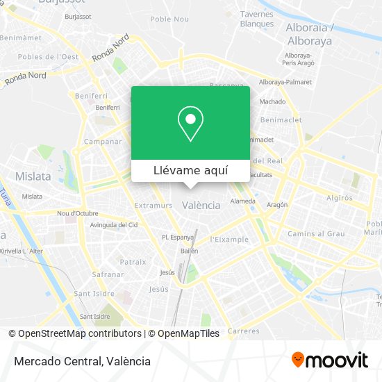 Mapa Mercado Central