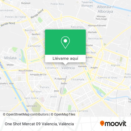 Mapa One Shot Mercat 09 Valencia