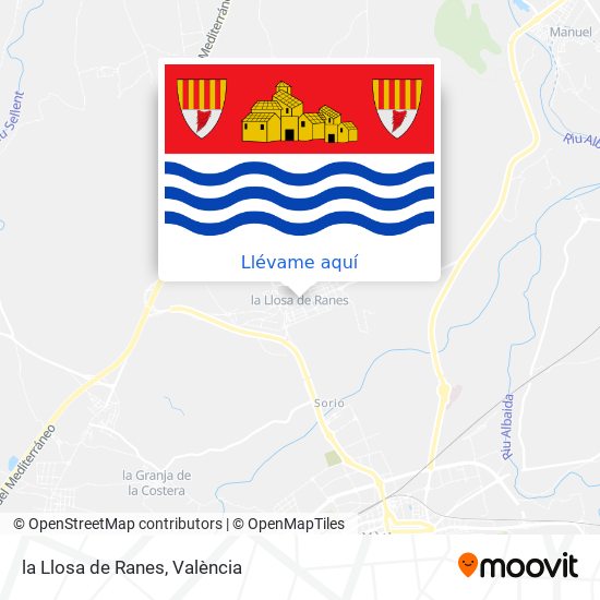 Mapa la Llosa de Ranes