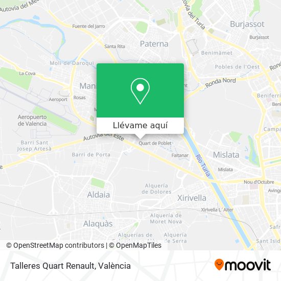 Mapa Talleres Quart Renault