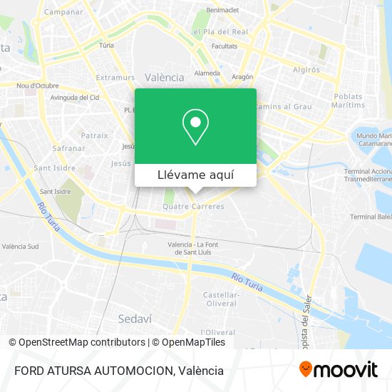 Mapa FORD ATURSA AUTOMOCION