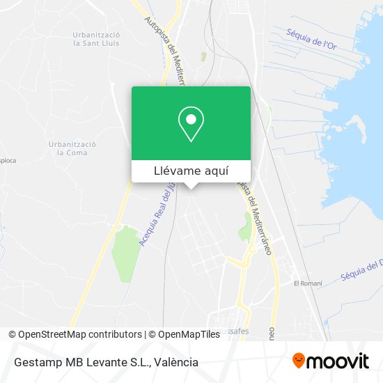Mapa Gestamp MB Levante S.L.