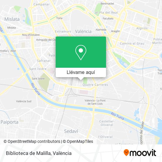 Mapa Biblioteca de Malilla
