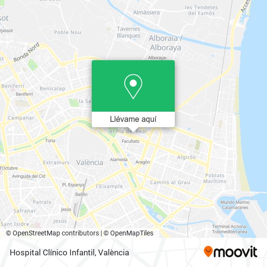 Mapa Hospital Clínico Infantil