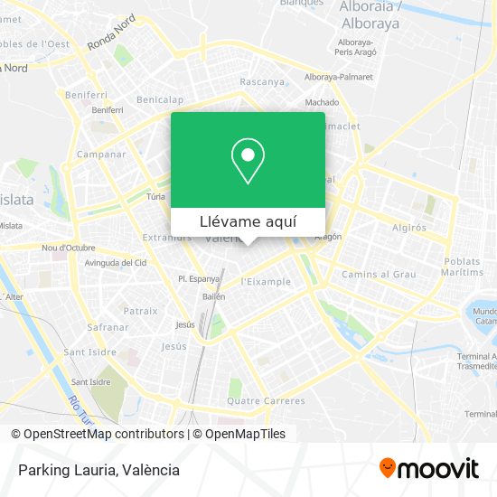 Mapa Parking Lauria