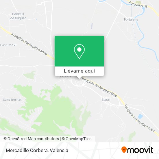 Mapa Mercadillo Corbera