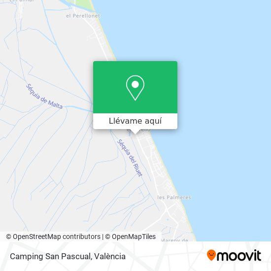 Mapa Camping San Pascual