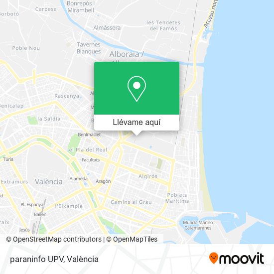 Mapa paraninfo UPV