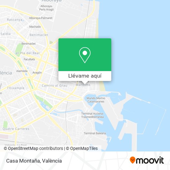 Mapa Casa Montaña