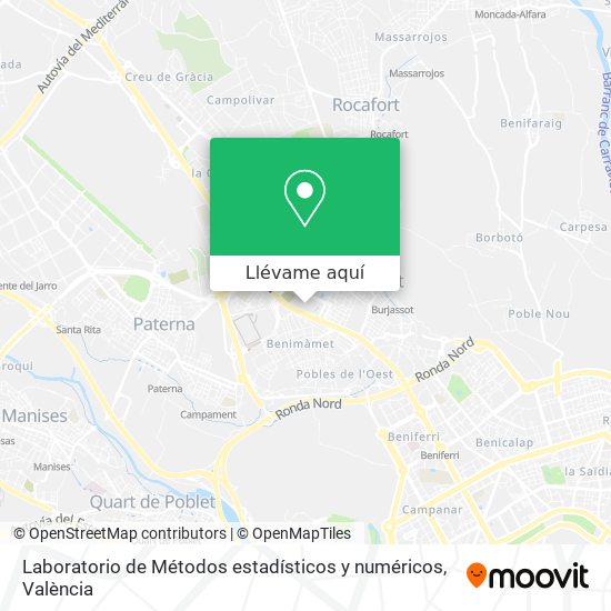 Mapa Laboratorio de Métodos estadísticos y numéricos