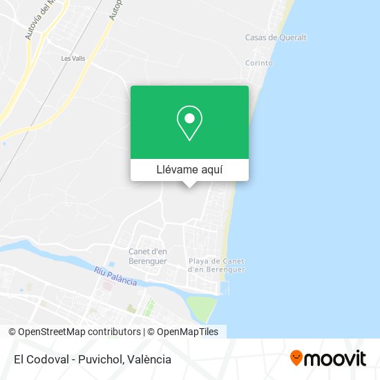 Mapa El Codoval - Puvichol