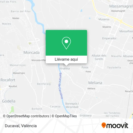 Mapa Ducaval
