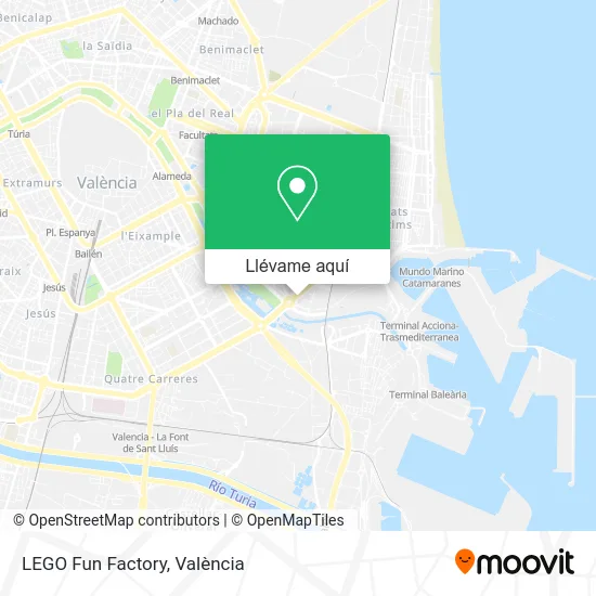 Mapa LEGO Fun Factory