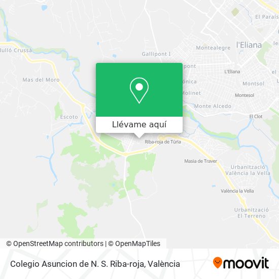 Mapa Colegio Asuncion de N. S. Riba-roja