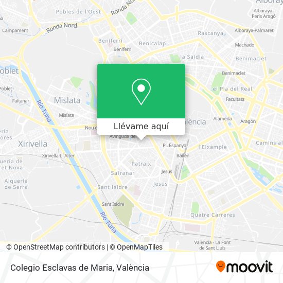 Mapa Colegio Esclavas de Maria