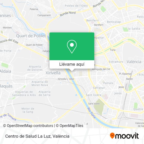 Mapa Centro de Salud La Luz