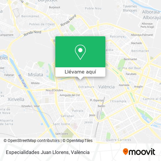 Mapa Especialidades Juan Llorens