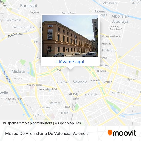 Mapa Museo De Prehistoria De Valencia