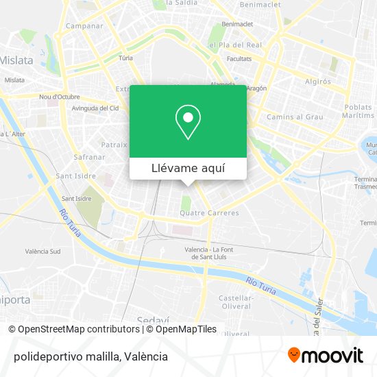 Mapa polideportivo malilla