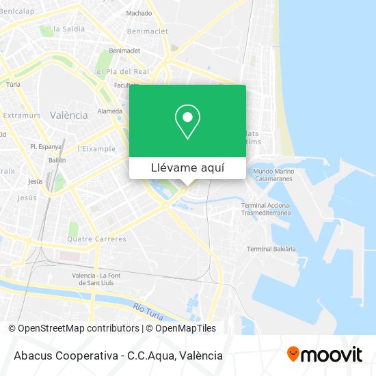 Mapa Abacus Cooperativa - C.C.Aqua