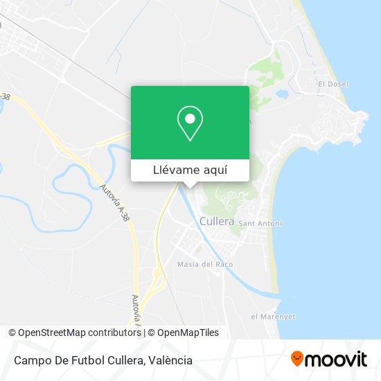 Mapa Campo De Futbol Cullera