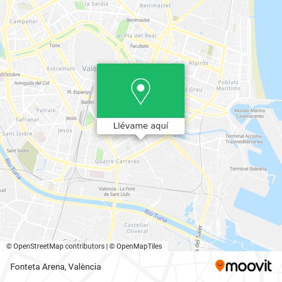 Mapa Fonteta Arena