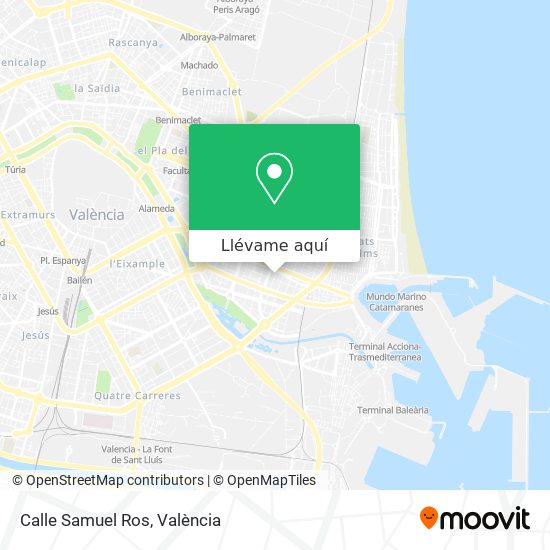 Mapa Calle Samuel Ros