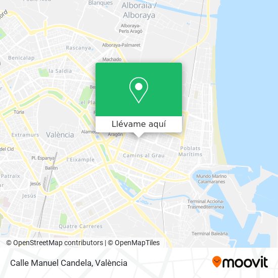 Mapa Calle Manuel Candela