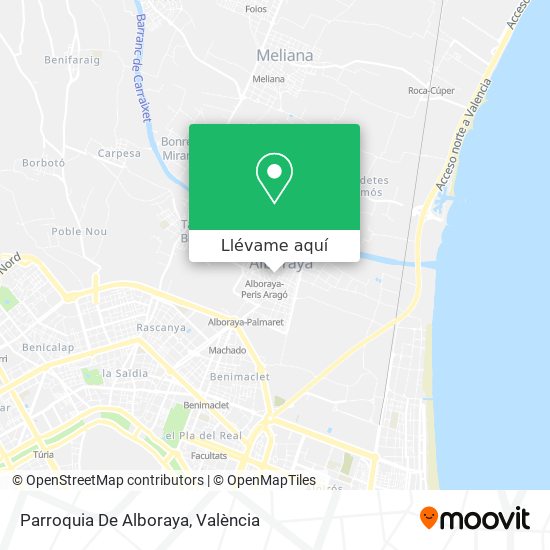 Mapa Parroquia De Alboraya