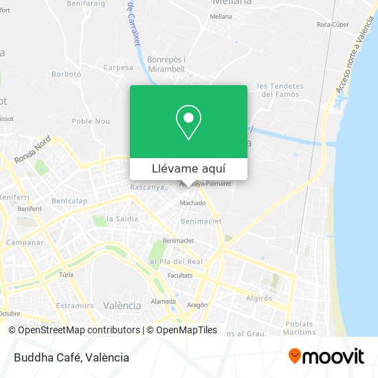 Mapa Buddha Café
