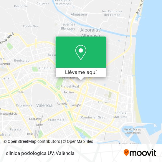 Mapa clinica podologica UV
