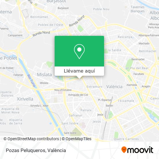 Mapa Pozas Peluqueros