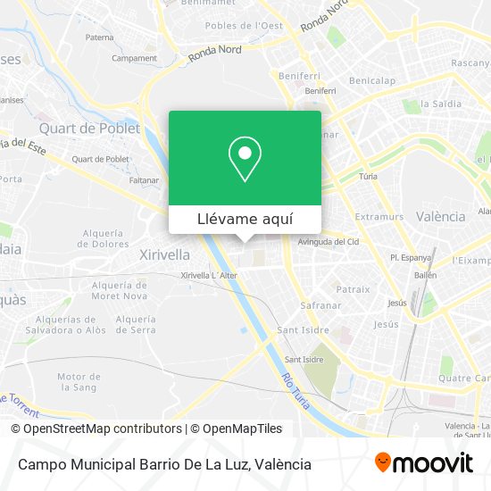Mapa Campo Municipal Barrio De La Luz