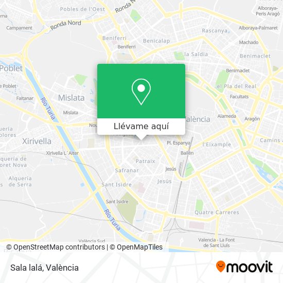Mapa Sala lalá
