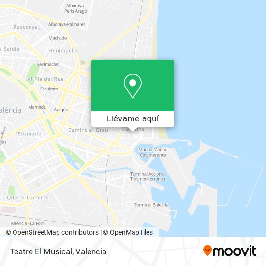 Mapa Teatre El Musical