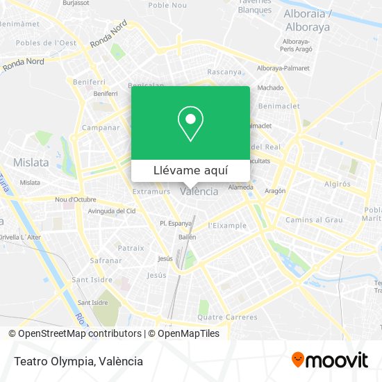 Mapa Teatro Olympia