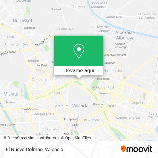 Mapa El Nuevo Colmao