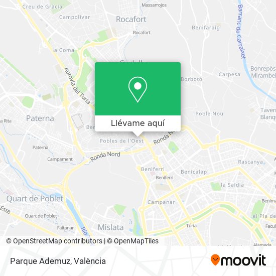Mapa Parque Ademuz