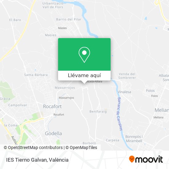Mapa IES Tierno Galvan