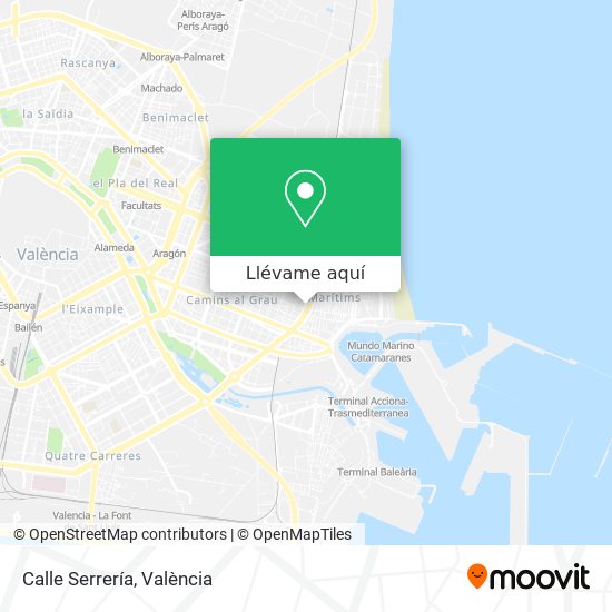 Mapa Calle Serrería