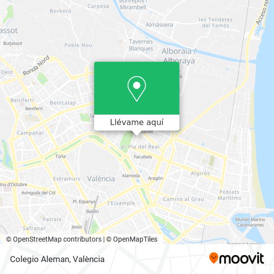 Mapa Colegio Aleman
