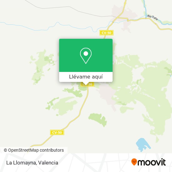 Mapa La Llomayna