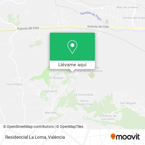Mapa Residencial La Loma