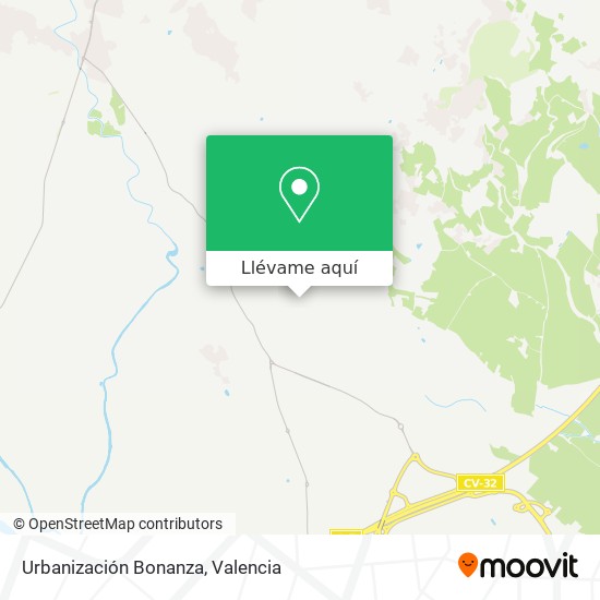 Mapa Urbanización Bonanza