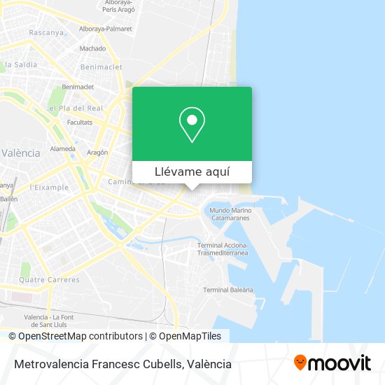 Mapa Metrovalencia Francesc Cubells