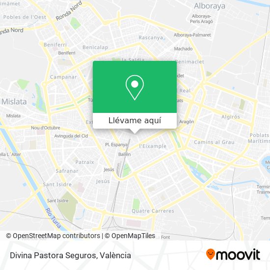 Mapa Divina Pastora Seguros