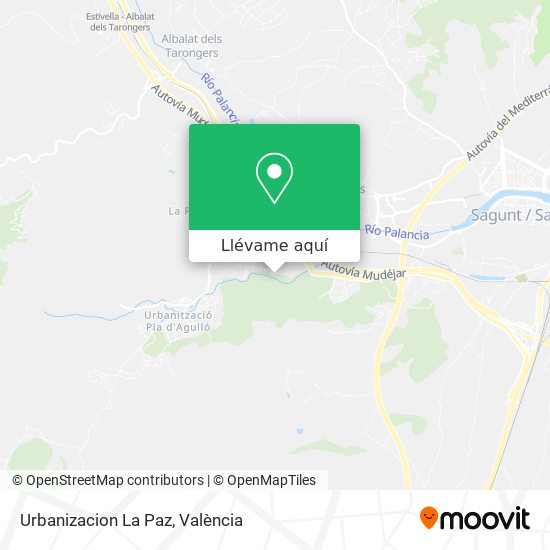 Mapa Urbanizacion La Paz